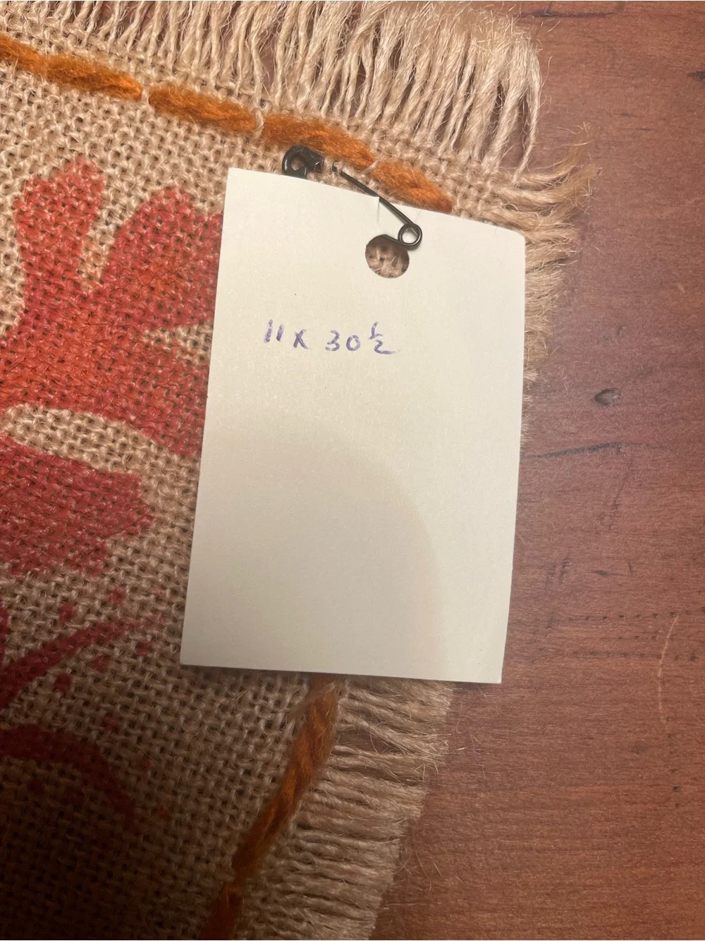N/A beige burlap